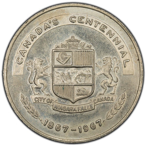 Canada 1967 Centennial Medal Niagara Falls 41mm
