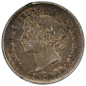 SOLD Canada Queen Victoria N.D (1858-1901) 10 Cents Dime Love Token Silver Coin - "Ralph"