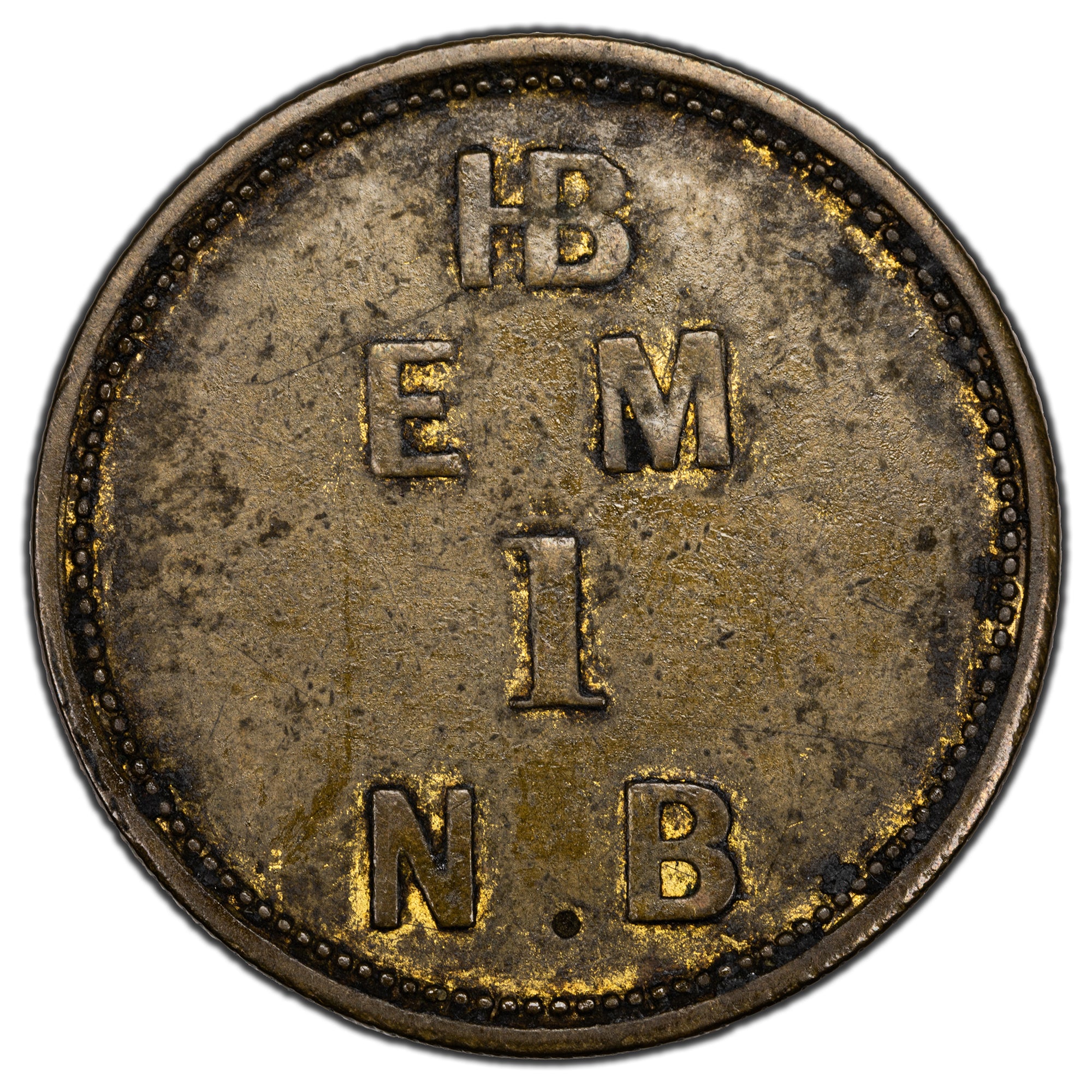 SOLD Hudsons Bay Company (1857) Moose Factory 1 Made Beaver Token CH ...