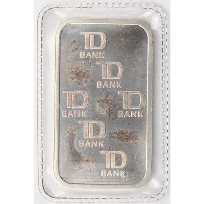 SOLD Engelhard TD Bank 1oz .999 Fine Silver Bar - Sealed