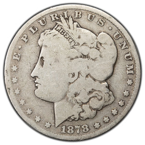 SOLD United States 1878-CC $1 Morgan Dollar Silver Coin - Filler
