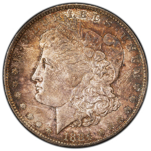 SOLD United States 1884-O $1 Morgan Dollar Silver Coin - BU Toned