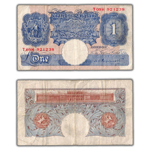 SOLD Great Britain N.D (1940-1948) 1 One Pound Note P #367