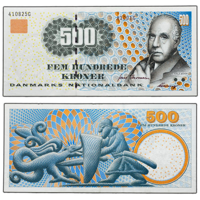 SOLD Denmark 1997 500 Kroner Note P #58b - EF