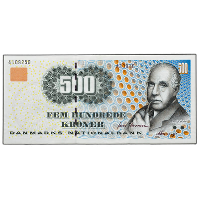 SOLD Denmark 1997 500 Kroner Note P #58b - EF