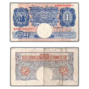 SOLD Great Britain N.D (1940-48) 1 One Pound Note P #367