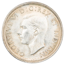 Canada 1940 25 Cents Quarter Silver Coin - ICCS MS-65