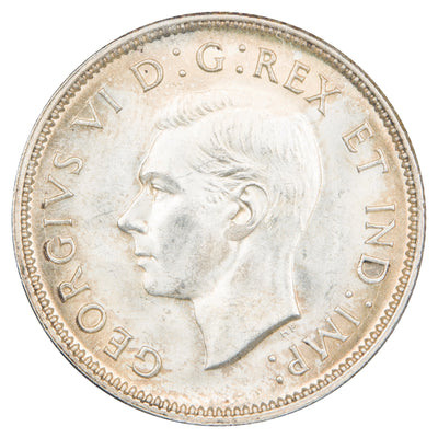 Canada 1940 25 Cents Quarter Silver Coin - ICCS MS-65