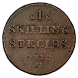 Norway 1819 1 One Skilling Coin