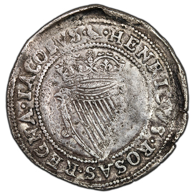 Ireland 1603-26 James I Shilling Silver Coin S-6515