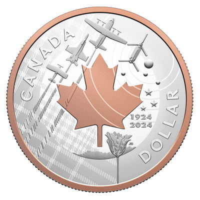 Canada 2024 Royal Canadian Air Force 100th Anniversary Deluxe .9999 Fine Silver Proof Set