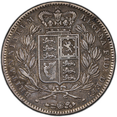 SOLD Great Britain 1845 One Crown Silver Coin