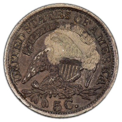 United States 1835 H10c Capped Bust Half Dime Silver Coin