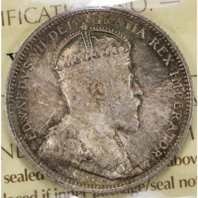 SOLD Canada 1902-H 25 Cents Quarter Silver Coin - ICCS MS-64