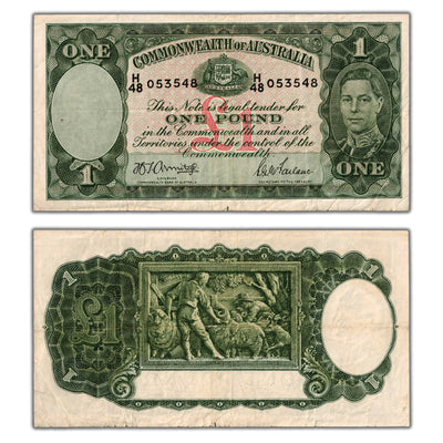 Australia ND (1938-52) 1 One Pound Note P #26b