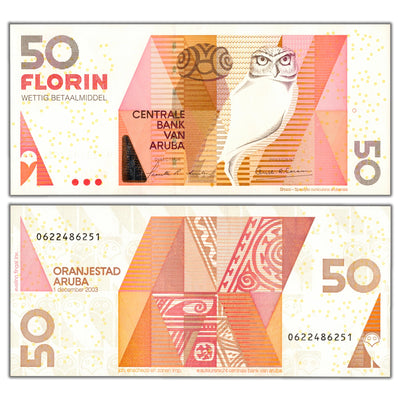 Aruba 2003 50 Florin Note P #18a - Choice Uncirculated