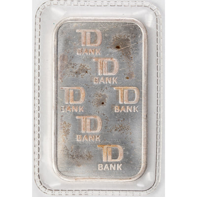 SOLD Engelhard TD Bank 1oz .999 Fine Silver Bar - Sealed