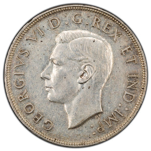 SOLD Canada 1946 $1 Silver Dollar Coin - EF/AU