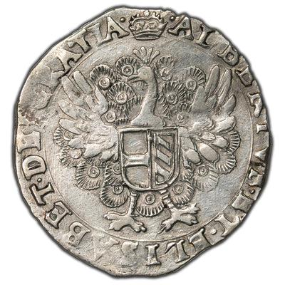 SOLD Spanish Netherlands 1598-1621 Flanders Escalin Silver Coin KM #23