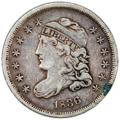 SOLD United States 1836 H10c Capped Bust Half Dime Silver Coin