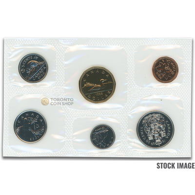 Canada 1988 Logo Variety 6-Coin PL Proof-Like Mint Coin Set - Plastic Only