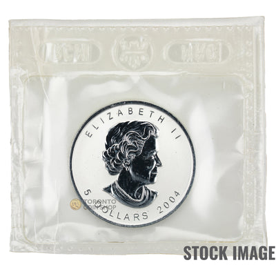 Canada 2004 1oz .999 Silver Maple Leaf Libra Privy Mark - Sealed