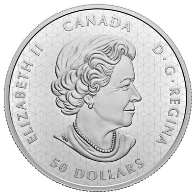 Canada 2022 $50 Peace Dollar .9999 Fine Silver Coin