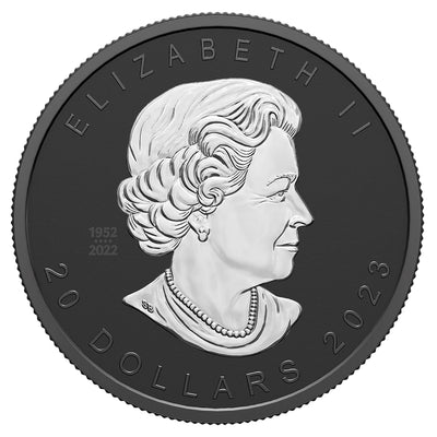 Canada 2023 $20 Super 1oz Incuse Silver Maple Leaf .9999 Fine Silver Coin