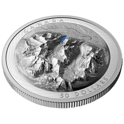 Canada 2021 $50 Lake Louise .9999 Fine Silver Coin (handled sleeve)