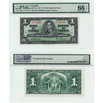 SOLD $1 1937 Bank of Canada Note Gordon-Towers D/M Prefix BC-21c - PMG Gem UNC-66 EPQ