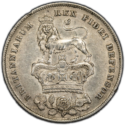 SOLD Great Britain 1826 One Shilling Silver Coin - AU