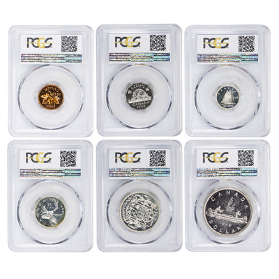 SOLD Canada 1948 6-Coin Specimen Set - PCGS SP-65-67 - Incredible Set