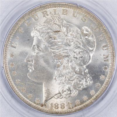 SOLD United States 1884-O $1 Morgan Dollar Silver Coin - PCGS MS-64 OGH Rattler