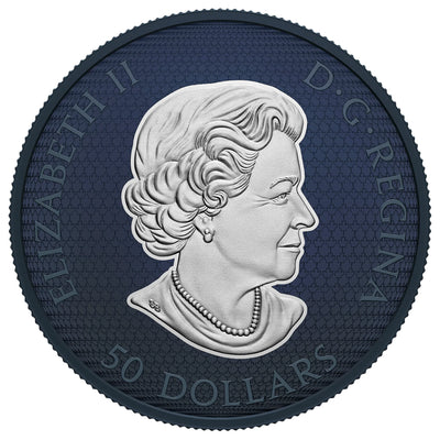 Canada 2022 $50 Maple Leaves in Motion .9999 Fine Silver Coin (issues)