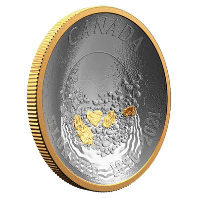Canada 2021 $25 125th Anniversary of the Klondike: Panning For Gold .9999 Fine Silver Coin