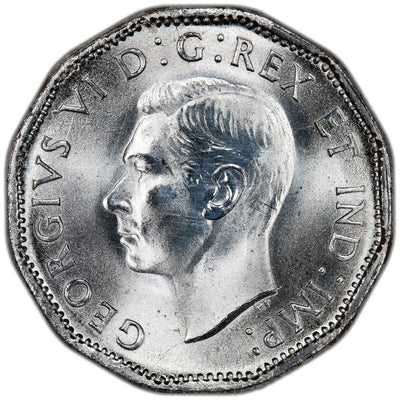 Canada 1944 5 Cents Victory Coin - Choice Uncirculated