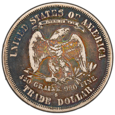 SOLD United States 1877-S $1 Trade Dollar Silver Coin