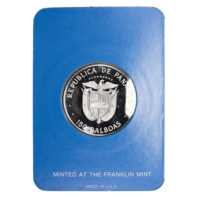 SOLD Panama 1976 150 Balboa .999 Platinum Proof Coin - In Original Card