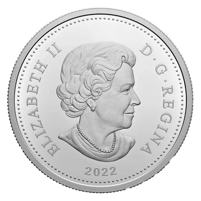 Canada 2022 $1 Platinum Jubilee of Her Majesty Queen Elizabeth II .9999 Fine Silver Coin