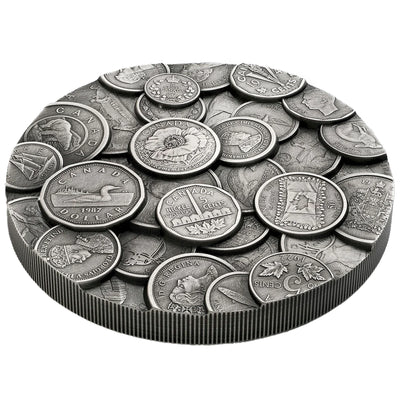 Canada 2017 $250 The Canadian Coin Collection .9999 Fine Silver Kilo Coin