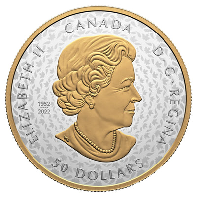 Canada 2024 $50 Peace Dollar .9999 Fine Silver Coin