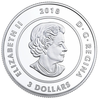 Canada 2018 $3 13 Teaches from Grandmother Moon: Corn .9999 Fine Silver Coin