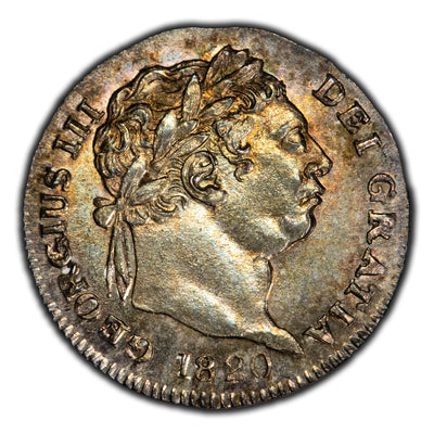 SOLD Great Britain 1820 4-Coin Maundy Silver Coin Set - George III