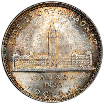 Canada 1939 $1 Silver Dollar Coin - BU
