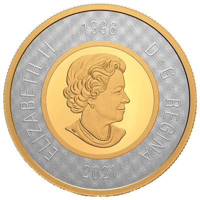 Canada 2021 $2 Renewed Silver Toonie: 25th Anniversary .9999 Fine Silver Coin