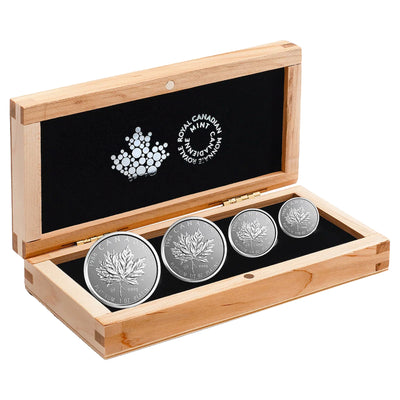 Canada 2018 4-Coin 30th Anniversary of the Platinum Maple Leaf .9999 Platinum Set