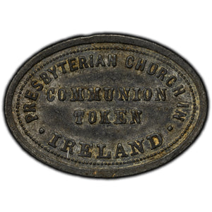 SOLD Ireland Presbyterian Church Communion Token Var #2 M #278