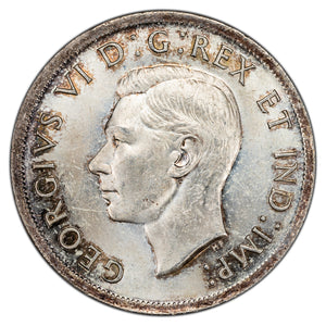 SOLD Canada 1939 2xHP $1 Silver Dollar Coin - MS-62