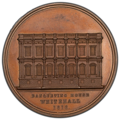 Great Britain 1849 Inigo Jones Bronze Medal 54mm