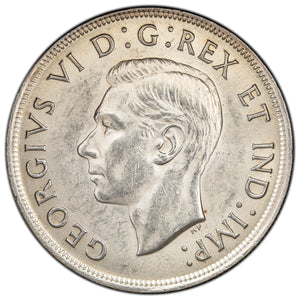 SOLD Canada 1937 $1 Silver Dollar Coin - Choice Almost Uncirculated